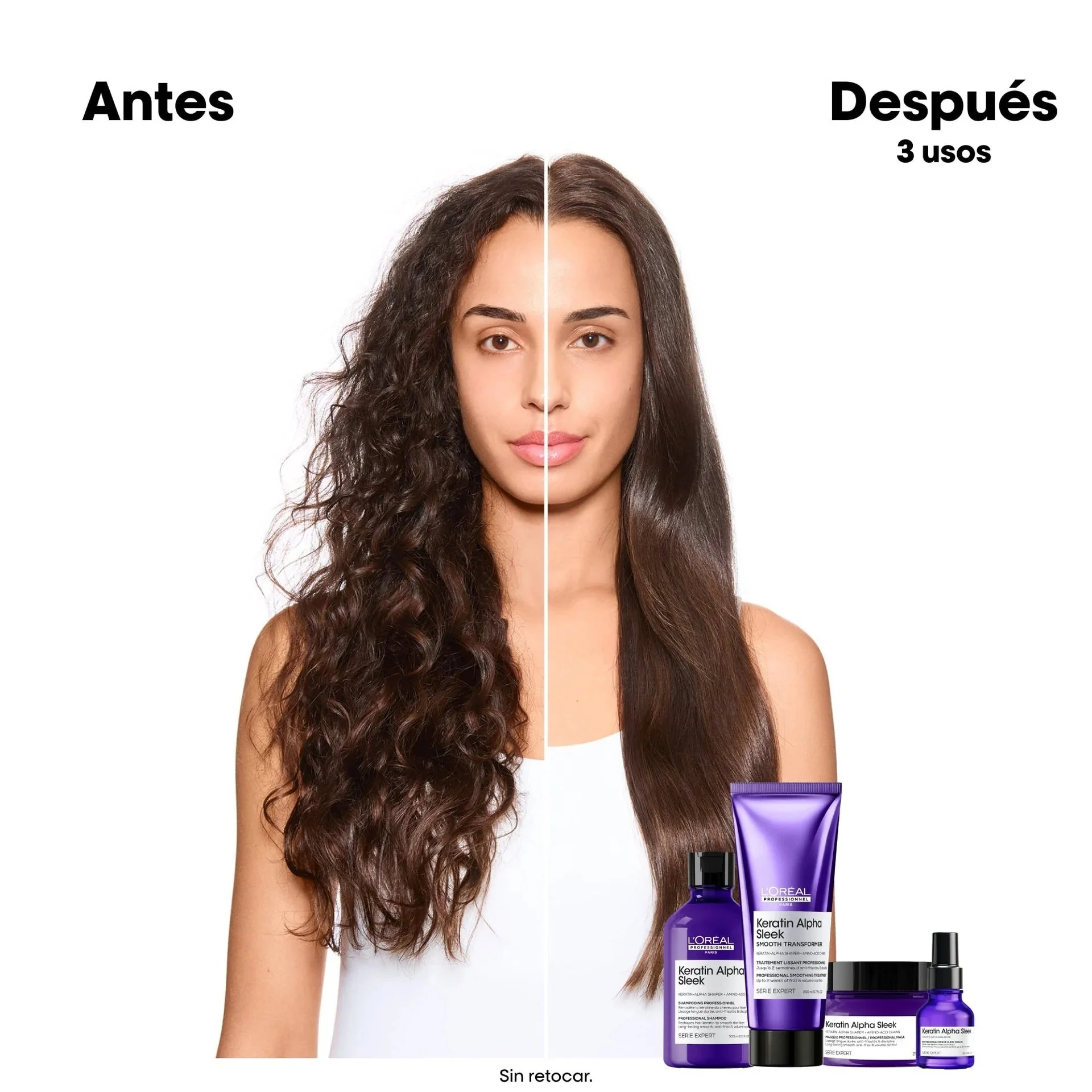 SMOOTH TRANSFORMER KERATIN ALPHA SLEEK 200ML - LOREAL - Image 2