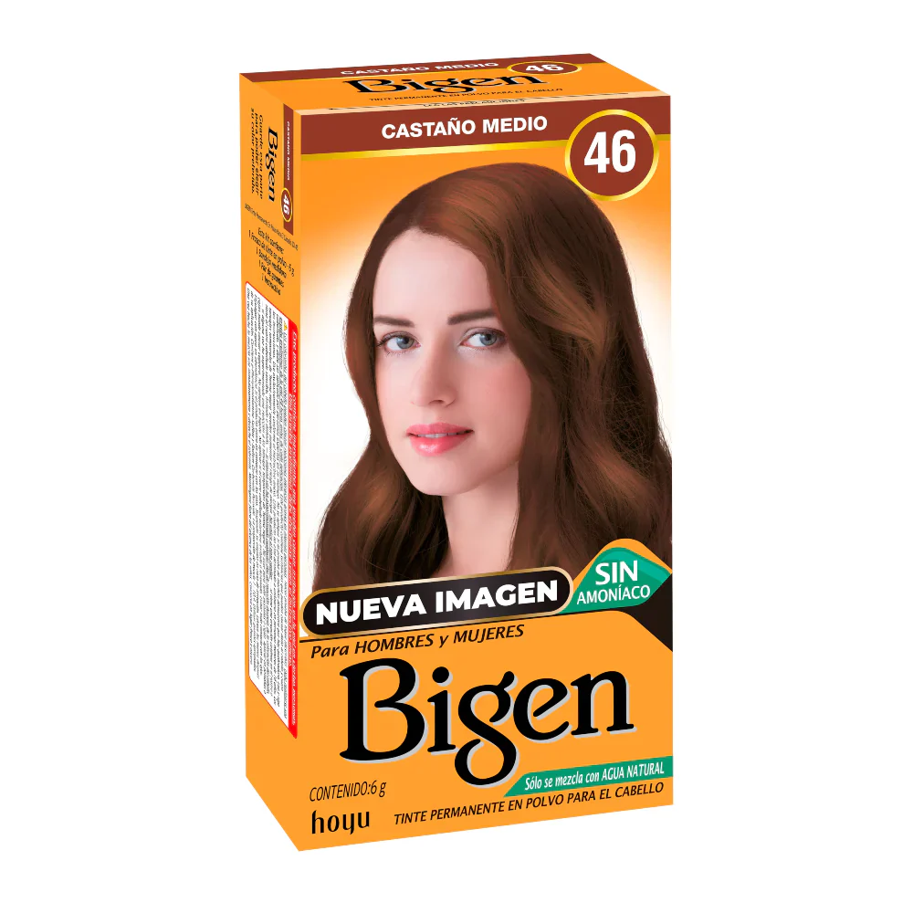TINTE CASTAÑO CAFÉ CLARO # 46  - BIGEN