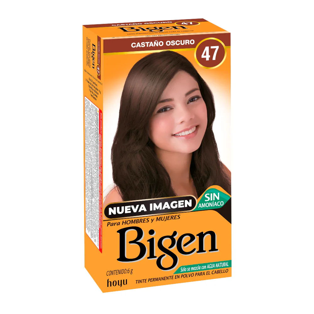 TINTE CASTAÑO CAFE MEDIANO # 47 - BIGEN