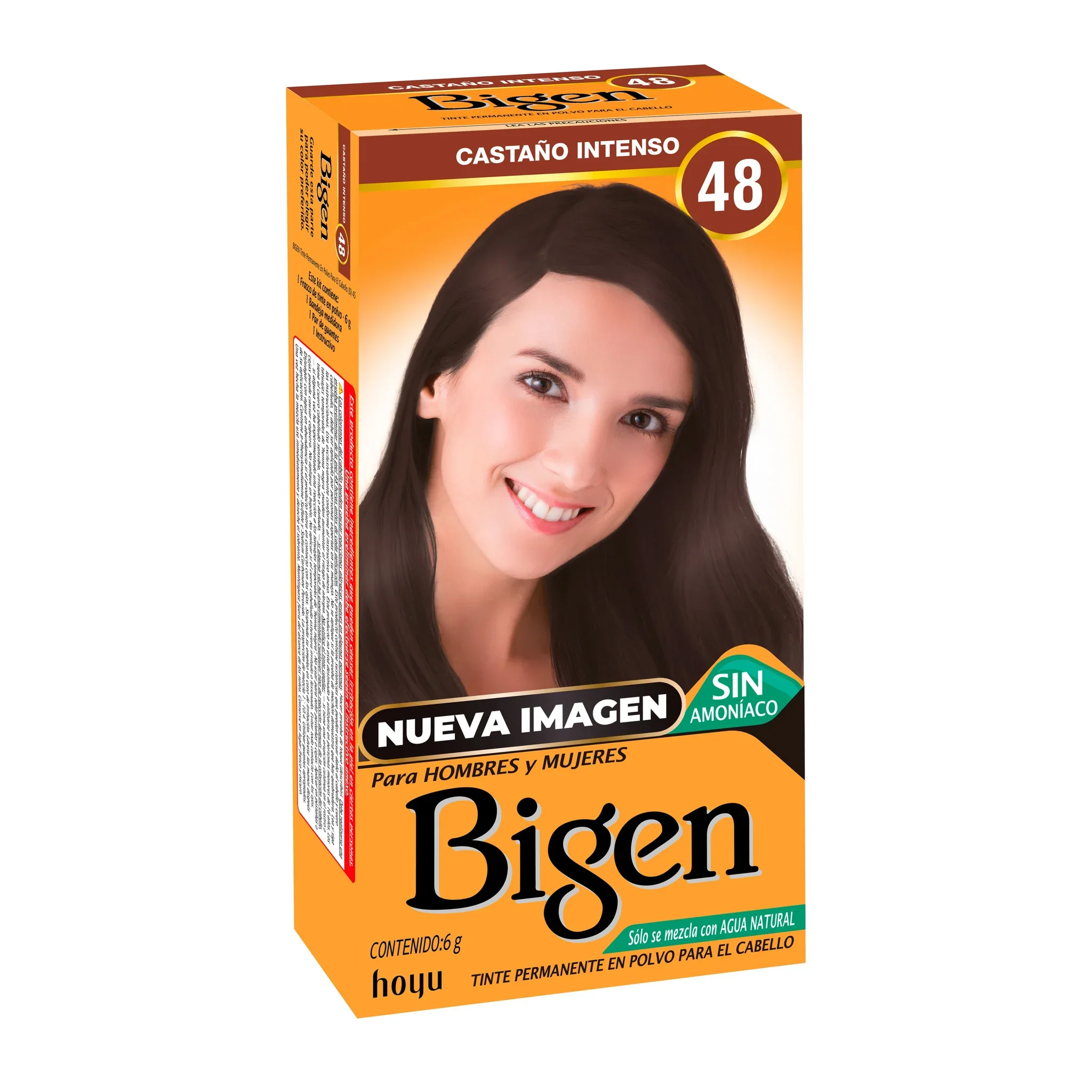 TINTE CASTAÑO CAFE OSCURO # 48 - BIGEN
