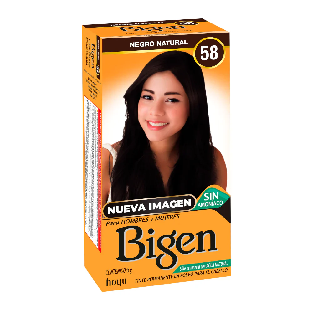 TINTE NEGRO NATURAL #58 - BIGEN