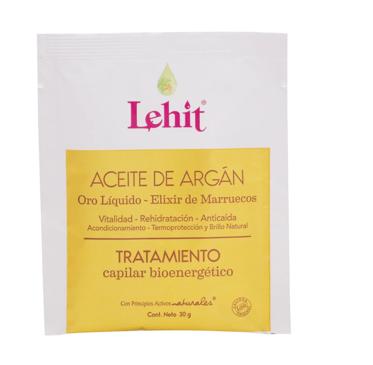 TRATAMIENTO EN SOBRE BIOENERGETICO ACEITE DE ARGAN - LEHIT