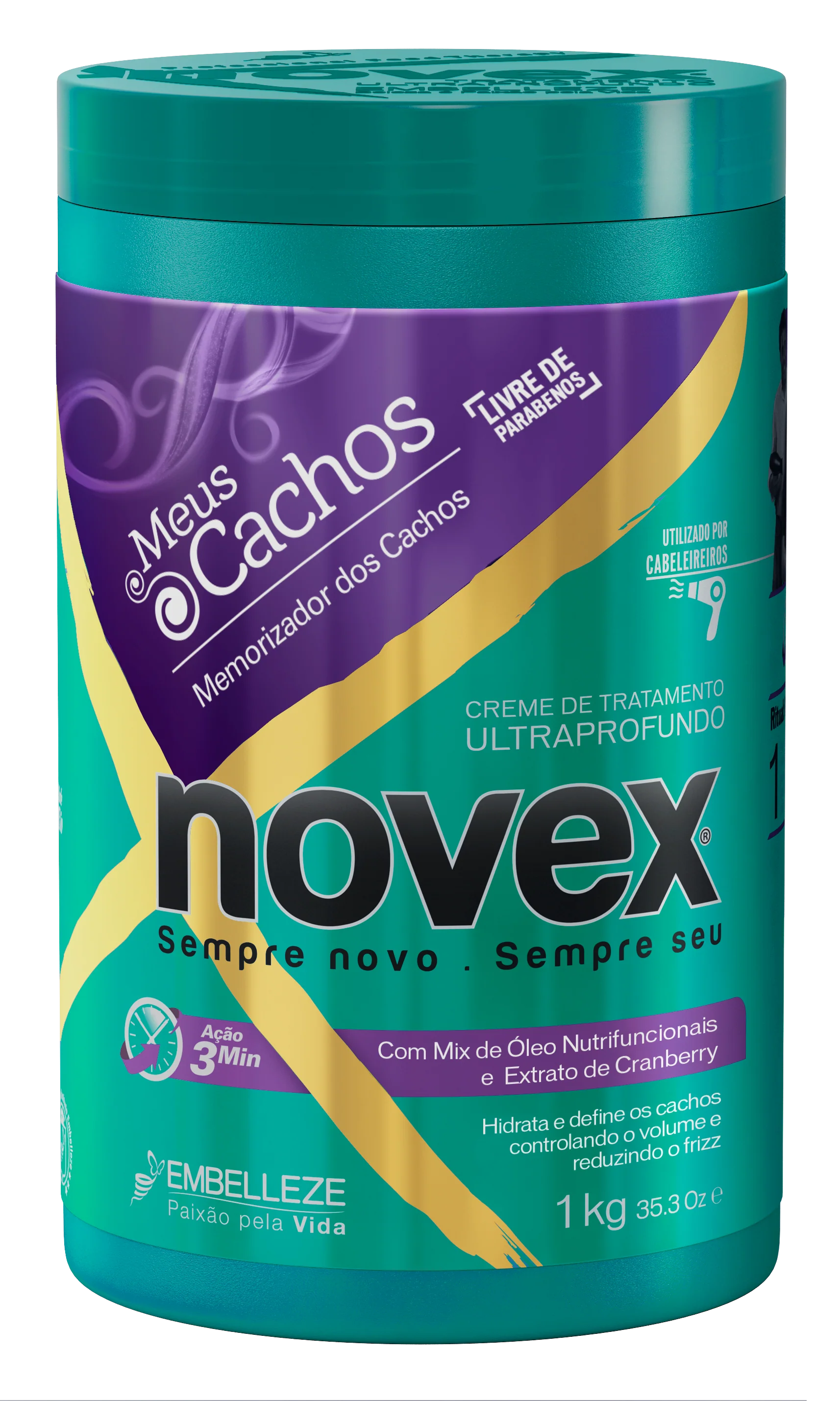 TRATAMIENTO MEUS CACHOS 1000G - NOVEX